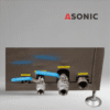 ASONIC IND-2000 Пневматична ултразвукова вана, система с голям капацитет и повдигач за почистване на големи индустриални компоненти