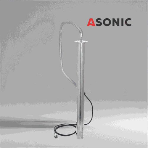 ASONIC IND-ROD ултразвукова потапяща се пръчка, издръжлива конструкция от неръждаема стомана за индустриални ултразвукови почистващи системи и приложения.