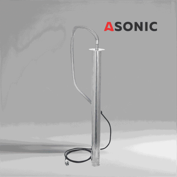 ASONIC IND-ROD ултразвукова потапяща се пръчка, издръжлива конструкция от неръждаема стомана за индустриални ултразвукови почистващи системи и приложения.