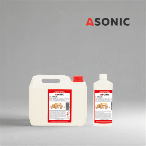 ASONIC AS-JEW препарат в кани от 1 л, 5 л и 25 л за ултразвуково почистване на бижута.