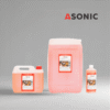 ASONIC AS-MLP препарат в кани от 1 л, 5 л и 25 л за почистване на пластмасови и леки метални части.