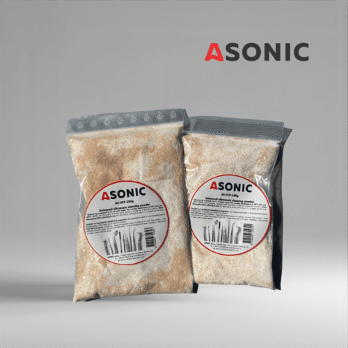ASONIC AS-UCP ултразвуков почистващ прах, концентриран разтвор за безопасно отстраняване на мръсотия, мазнини и окисление.
