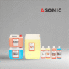 ASONIC AS-MIX ултразвуков многофункционален почистващ разтвор, универсален препарат за промишлена, лабораторна и работилница употреба.