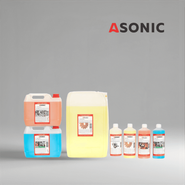 ASONIC AS-MIX ултразвуков многофункционален почистващ разтвор, универсален препарат за промишлена, лабораторна и работилница употреба.