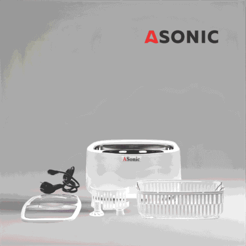 Ултразвукова почистваща машина ASONIC HOME-2500, универсално устройство за очила, бижута и домакински инструменти.