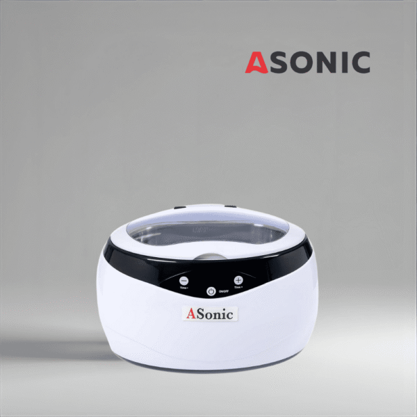 ASONIC HOME-650 ултразвуков почиствател, преносима система за домакинства, които се нуждаят от надеждно почистване на аксесоари.