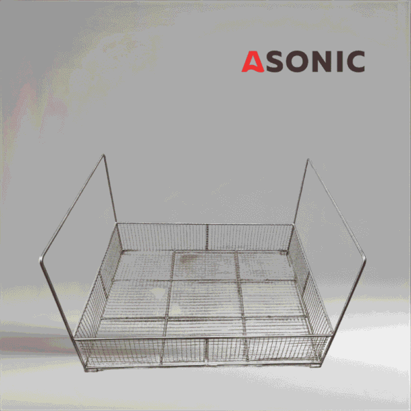 Кошница за ултразвуков почистващ апарат ASONIC IND-1000 – издръжлива неръждаема стомана