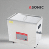 Устойчива ултразвукова вана ASONIC IND-400, идеална за малки и средни работилници и прецизно почистване.