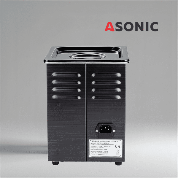 ASONIC MED-20 ултразвуков почистващ уред от неръждаема стомана с цифрови контроли