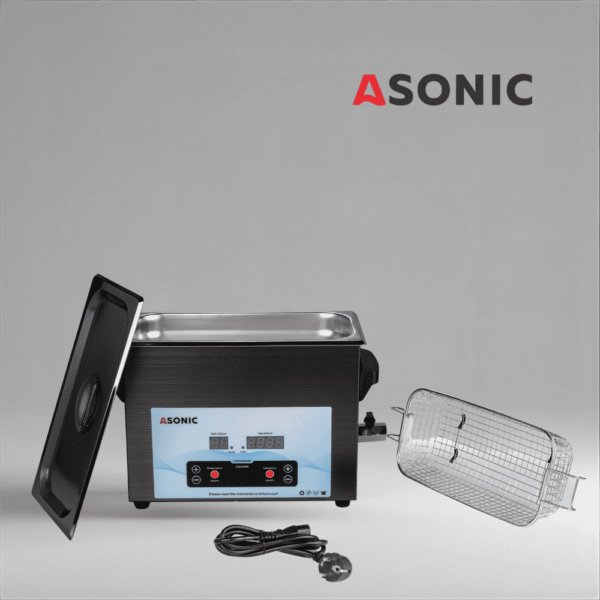 ASONIC MED-50 ултразвукова почистваща машина от неръждаема стомана с цифрови контроли