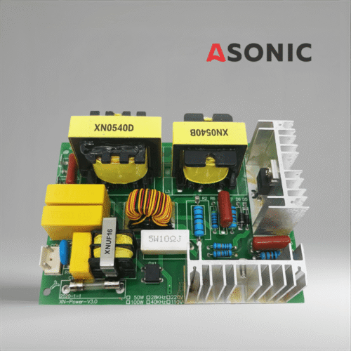 ASONIC PROmodel PCB 60W 40kHz, надеждна резервна платка за захранване за ултразвукови почистващи системи с постоянна мощност.