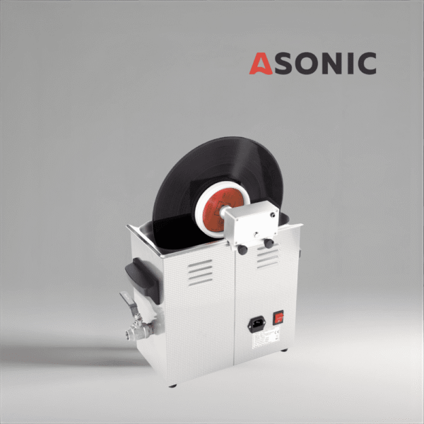 ASONIC Vinyl Cleaner-02 ултразвуков почистващ препарат, възстановява чистотата и премахва шума от 2 LP плочи.