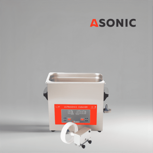 ASONIC Vinyl Cleaner-02 ултразвуков разтвор, компактен размер за безопасно и ефективно почистване на до 2 винилови плочи.