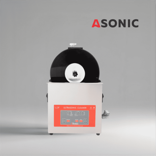 ASONIC Vinyl Cleaner-05 ултразвуков разтвор, предназначен за безопасно и ефективно почистване на до 5 винилови плочи.