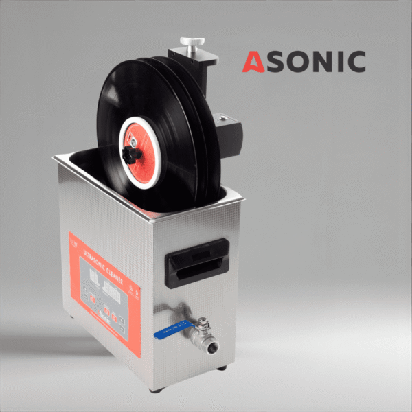 ASONIC Vinyl Cleaner-05 професионален почистващ препарат за плочи, безопасен за старинни LP плочи, сингли и аудиофилски колекции.