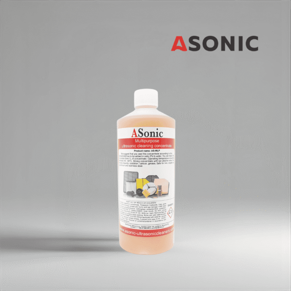 ASONIC AS-MLP-1 ултразвуков многофункционален препарат, 1 л концентрат за безопасно и ефективно ежедневно почистване